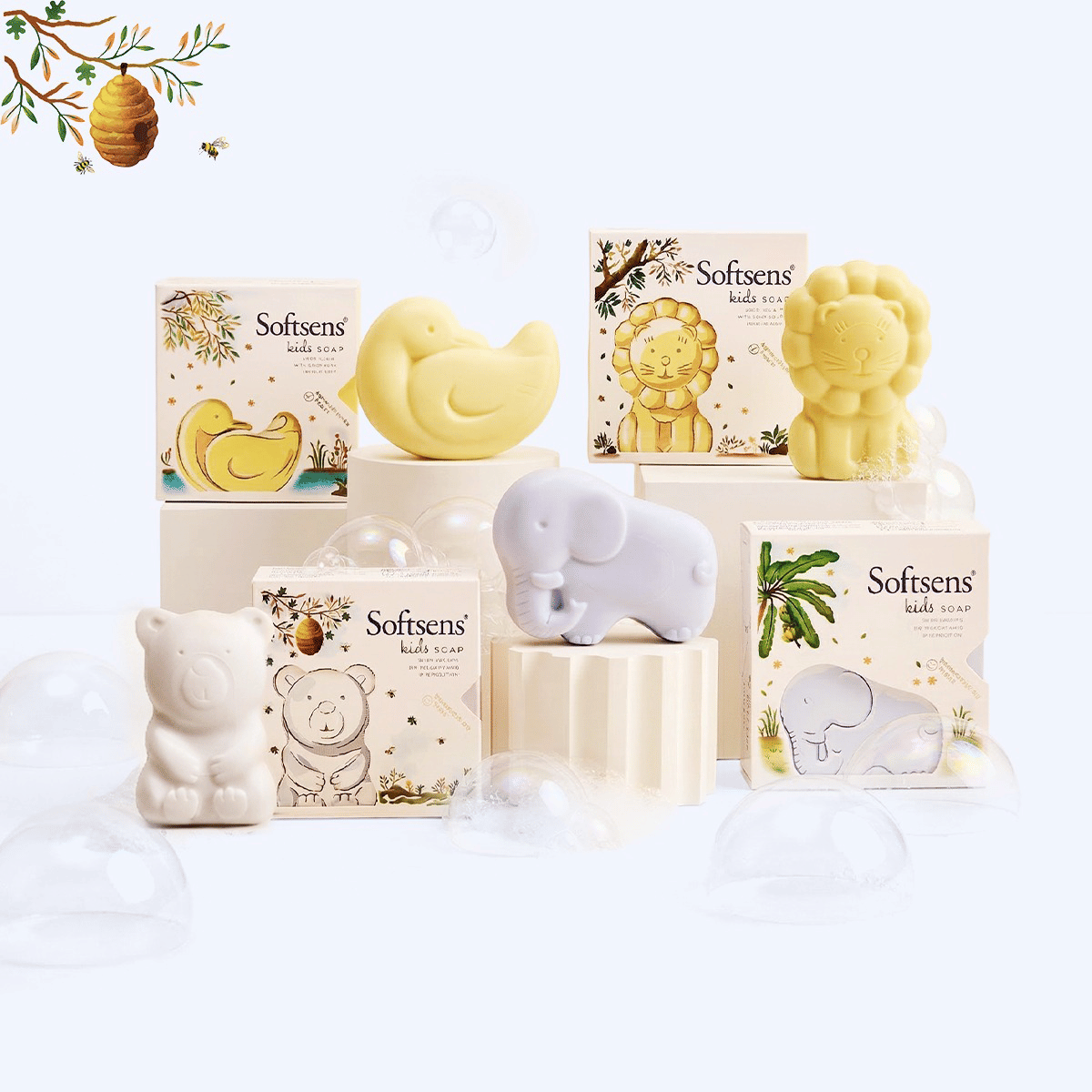 Softsens Baby Soap 75 g ( 4 pcs )