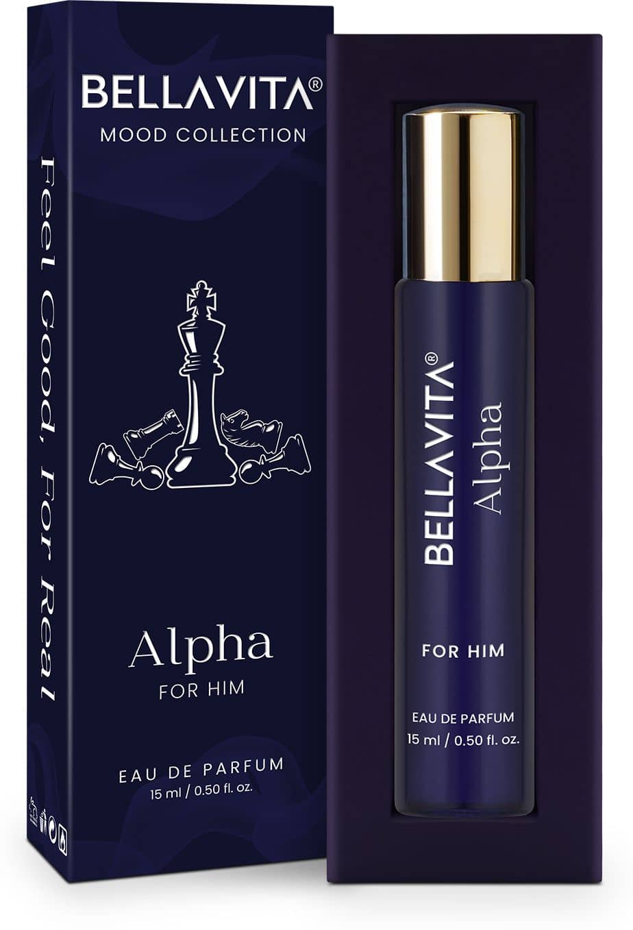 BELLAVITA Mood Collection ALPHA Perfume for Him | Long-Lasting Luxury Perfume | Bold & Sophisticated Perfume For Men,15ml