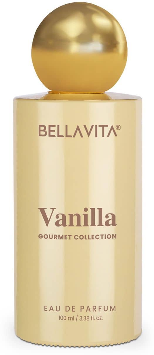 BELLAVITA Gourmet Collection Vanilla | Long Lasting Perfume for Man and Woman | EDP 100ml | Musk, Fruity Premium Unisex Fragrance for Men and Women