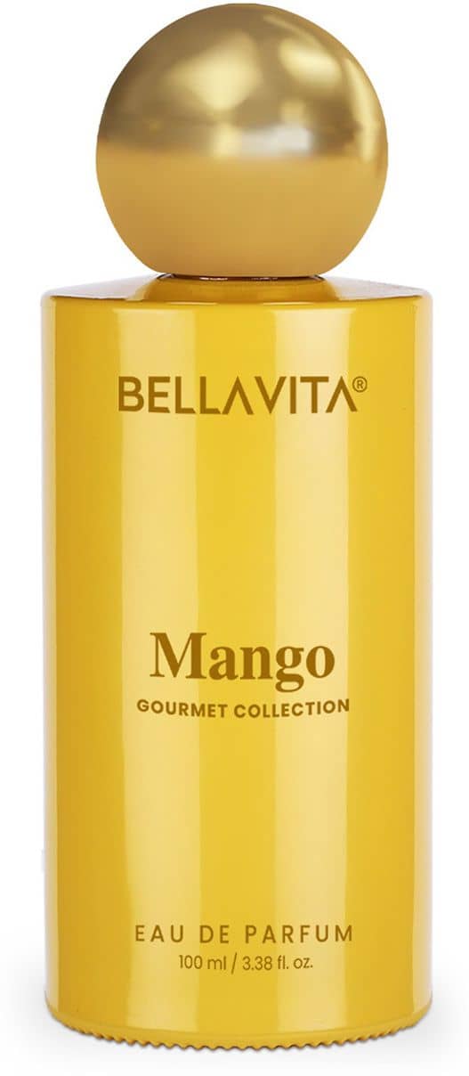 BELLAVITA Gourmet Collection Mango | Long Lasting Perfume for Man and Woman EDP 100ml Floral, Woody, Sweet Premium Unisex Fragrance for Men and Women