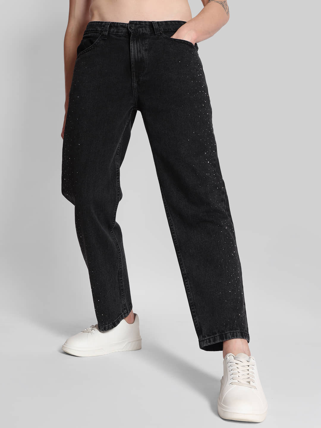 Bene Kleed Relaxed Solid Men's Jeans - Black ( Pack of 1 ) - Jeans | Buy online on ZillyBuy