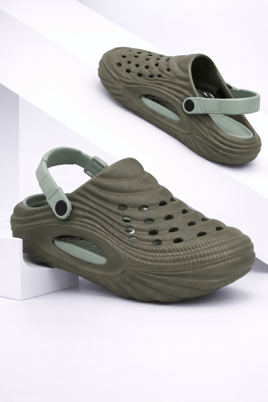 Clymb - Olive Men's Clogs