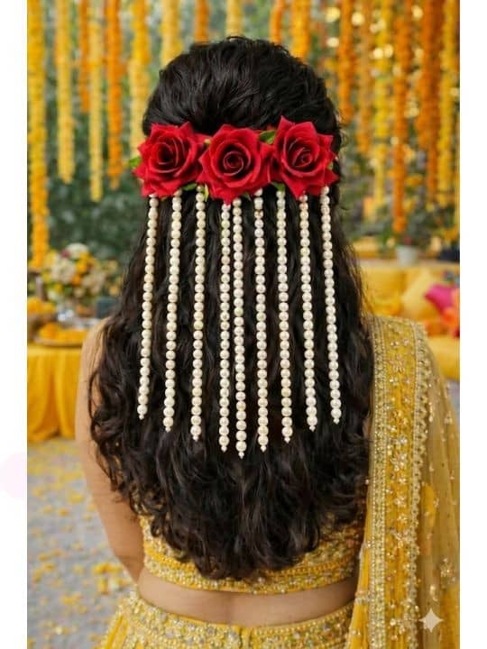 THRIFTKART Red Women's Hair Ribbons ( Pack of ) - Jewellery Sets | Buy online on ZillyBuy