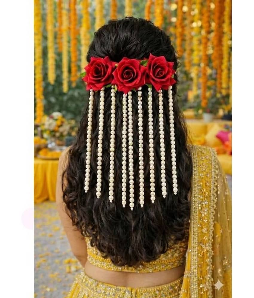 THRIFTKART Red Women's Hair Ribbons ( Pack of ) - Jewellery Sets | Buy online on ZillyBuy