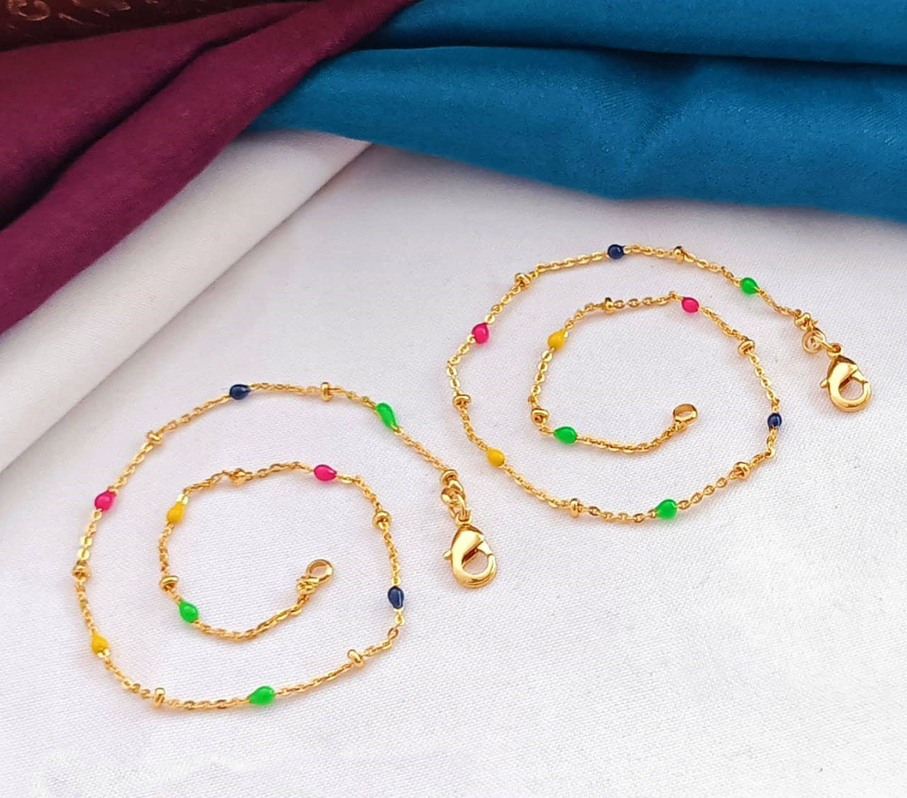 Shivay Fashion Gold Anklets ( Pack of 1 ) - Anklets | Buy online on ZillyBuy