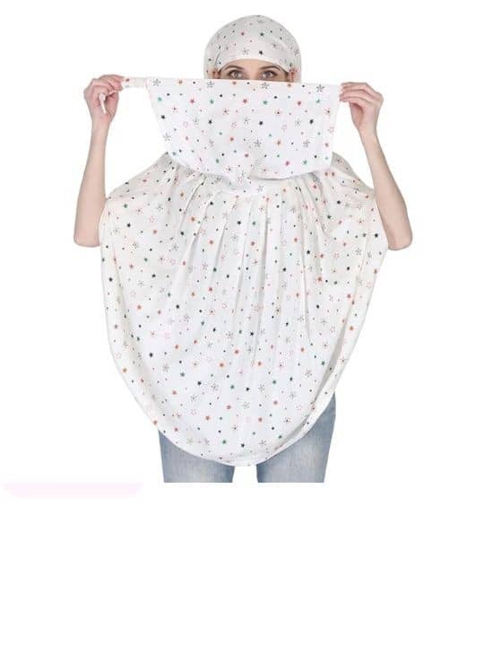 THRIFTKART White Cotton Blend Women's Scarf ( Pack of 1 ) - Dupattas & Shawls | Buy online on ZillyBuy