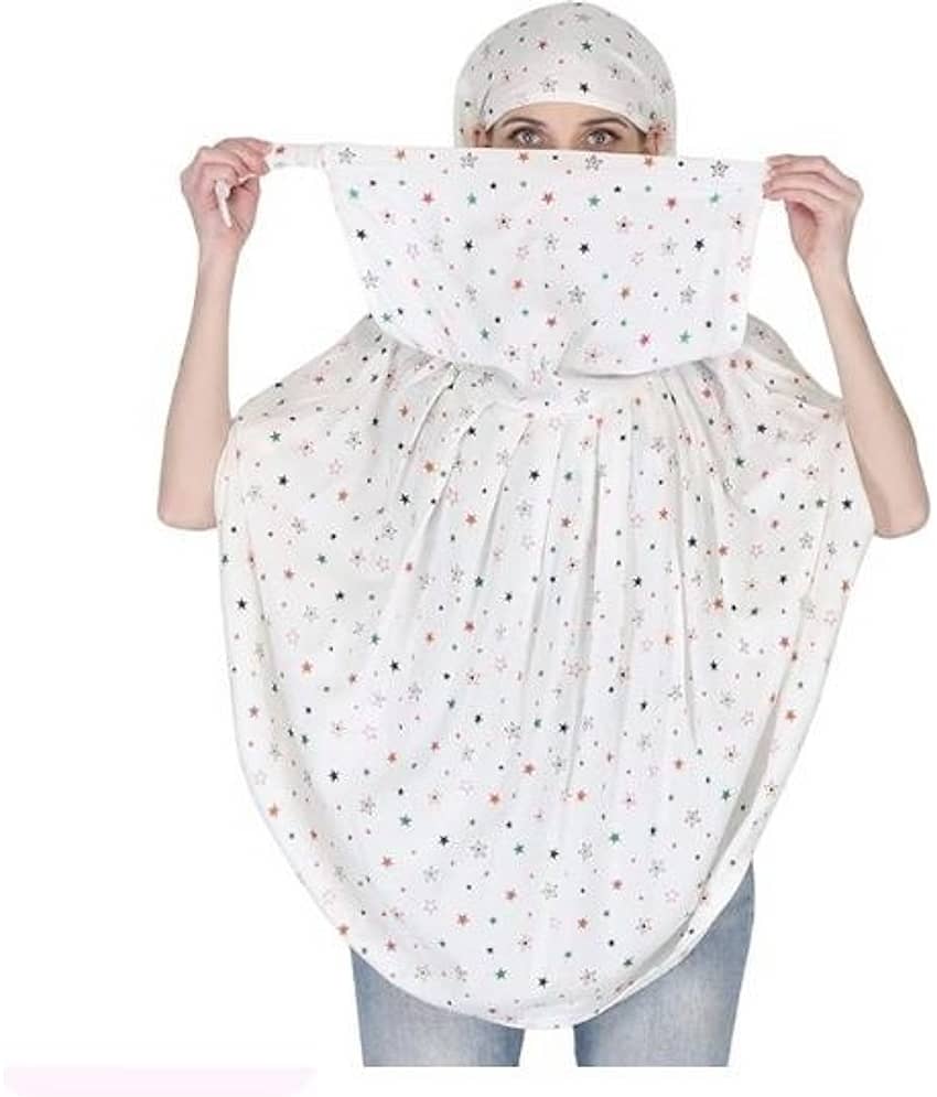 THRIFTKART White Cotton Blend Women's Scarf ( Pack of 1 ) - Dupattas & Shawls | Buy online on ZillyBuy