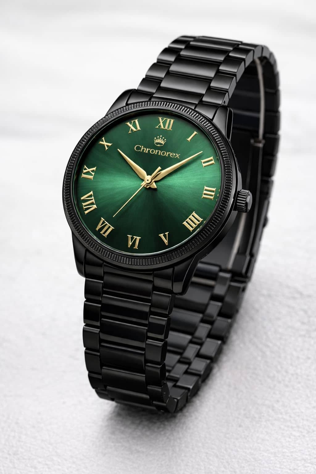 chronorex Black Stainless Steel Analog Men's Watch