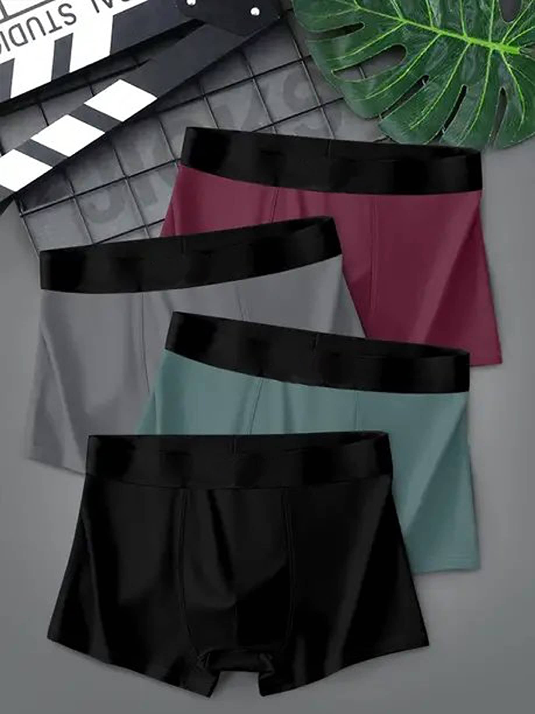 CAVENDRES Pack of 4 Lycra Trunks For Men's ( Multicolor )