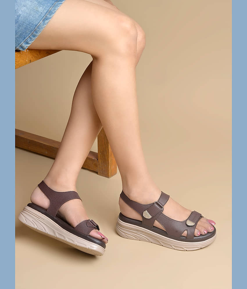 Shoetopia Brown Women's Sandal Heels - Heels | Buy online on ZillyBuy