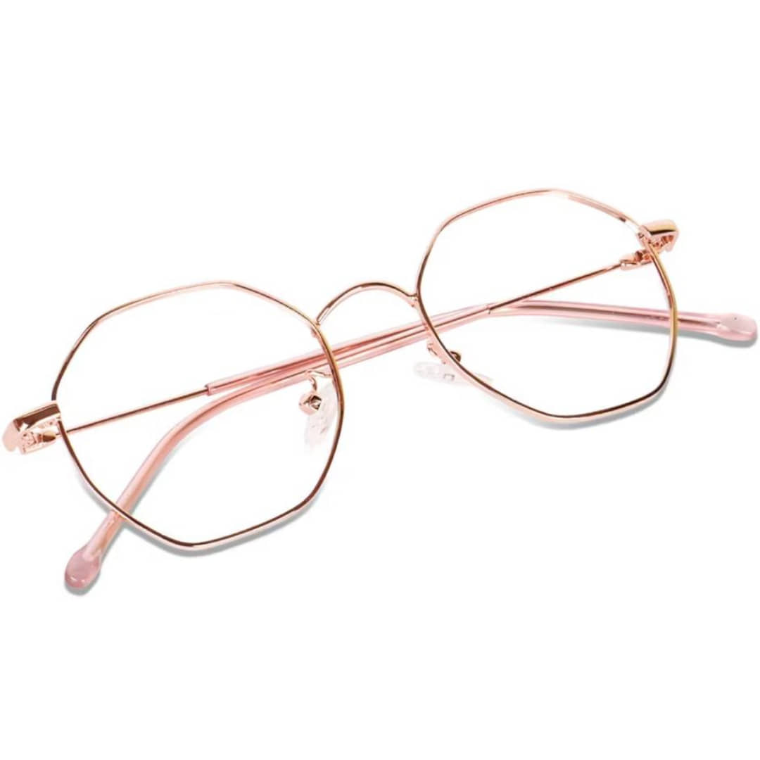 Admire Pink Full Rim Geometric Computer Glasses ( Pack of 1 )
