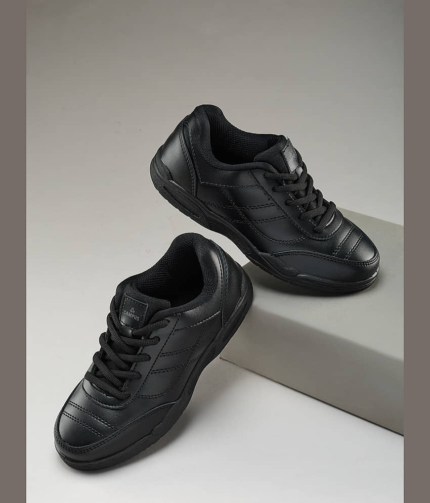 Campus CS-26101C Black Boy's School Shoes - Formal Shoes | Buy online on ZillyBuy