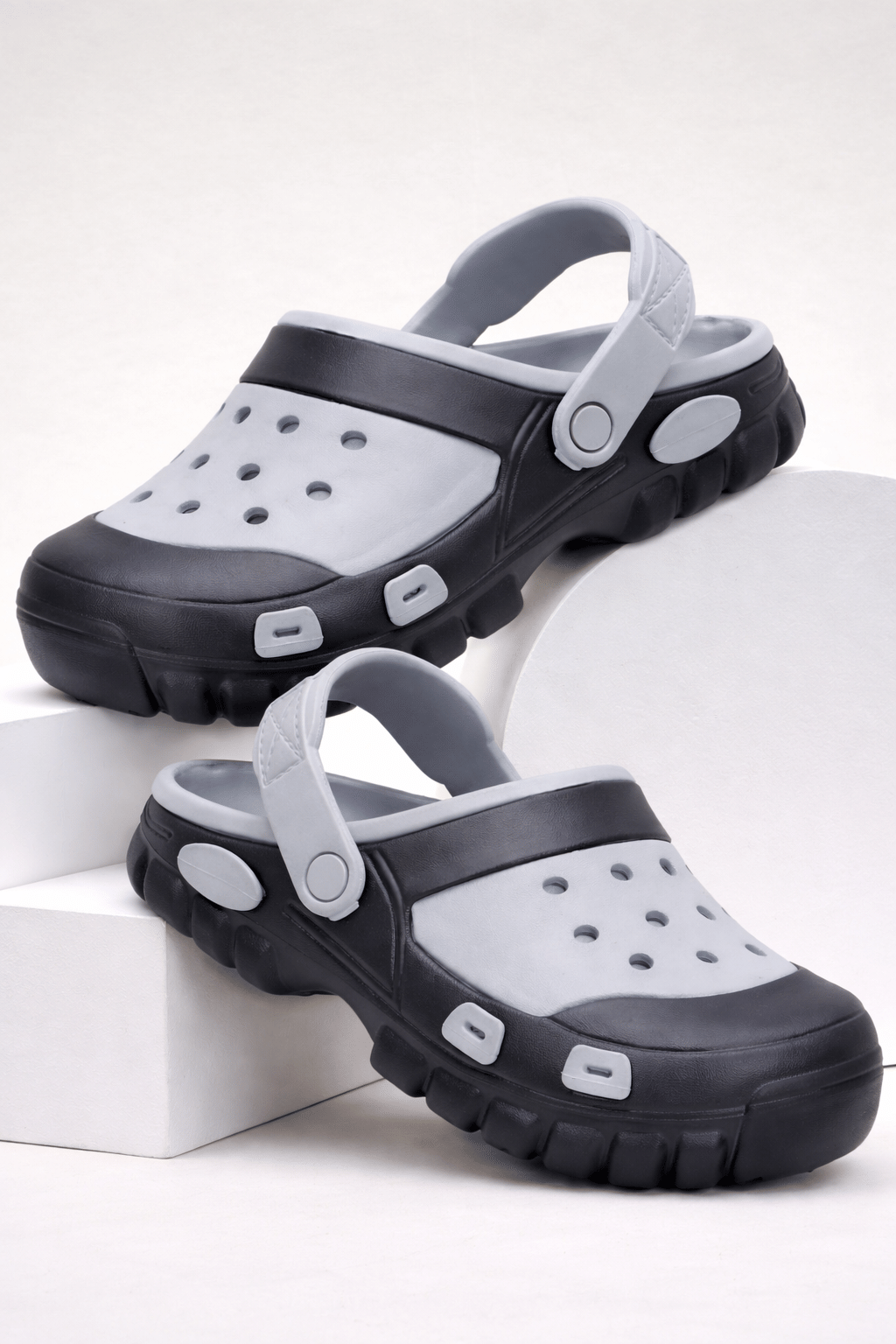 Clymb - Grey Men's Clogs