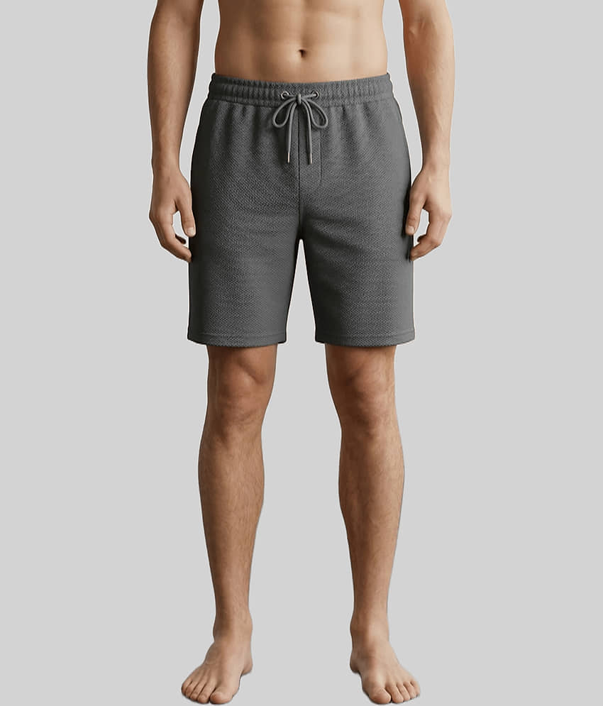 Dollar Dark Grey Polyester Men's Shorts ( Pack of 1 ) - Shorts | Buy online on ZillyBuy