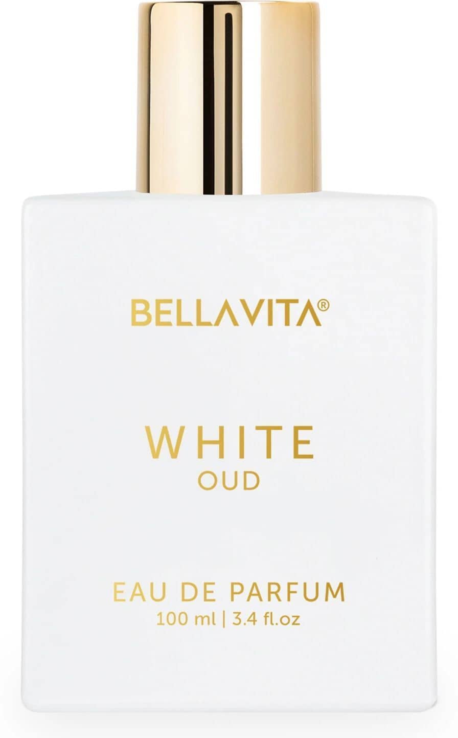BELLAVITA White Oud 100ml Long Lasting Unisex Perfume Perfume for Man and Woman Eau De Parfum Orange Patchouli Musk Oud Citrus & Spicy