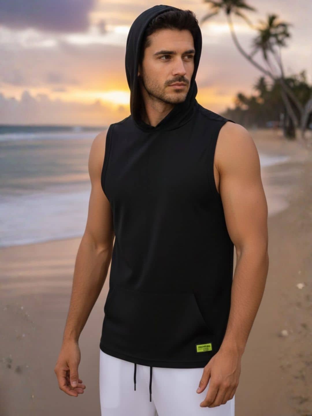 Rigo Men Cotton Regular Fit Solid T-Shirt ( Black )