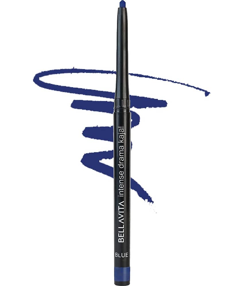 BELLAVITA Blue Natural Kajal 3 g Pencil ( Pack of 1 ) - Makeup - Eyes | Buy online on ZillyBuy