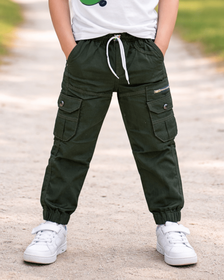 ICONIC ME Pack of 1 Boys Cotton Blend Jeans ( Green ) - Jeans | Buy online on ZillyBuy