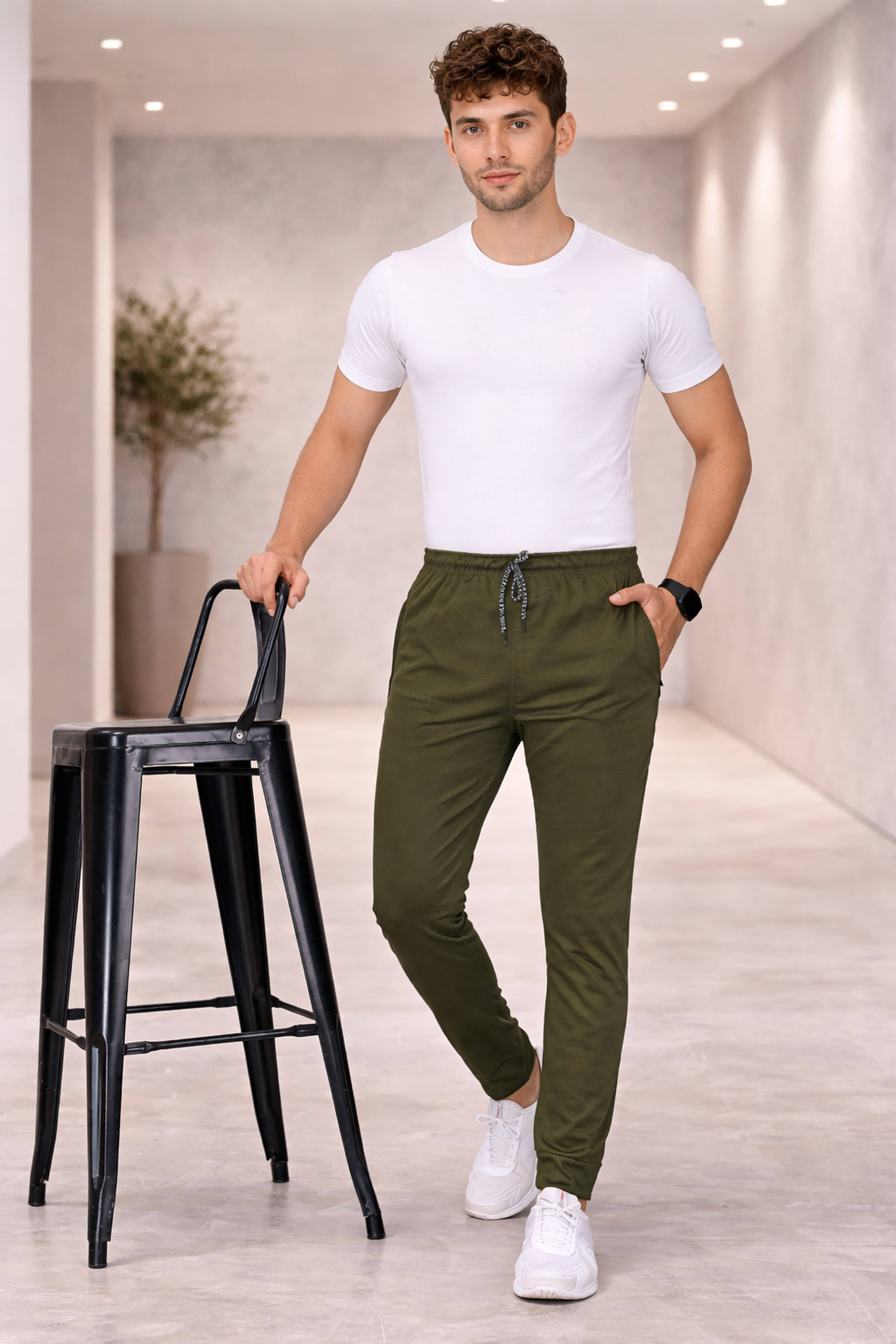 Kashvi Green Lycra Men's Trackpants ( Pack of 1 ) - Track Pants | Buy online on ZillyBuy