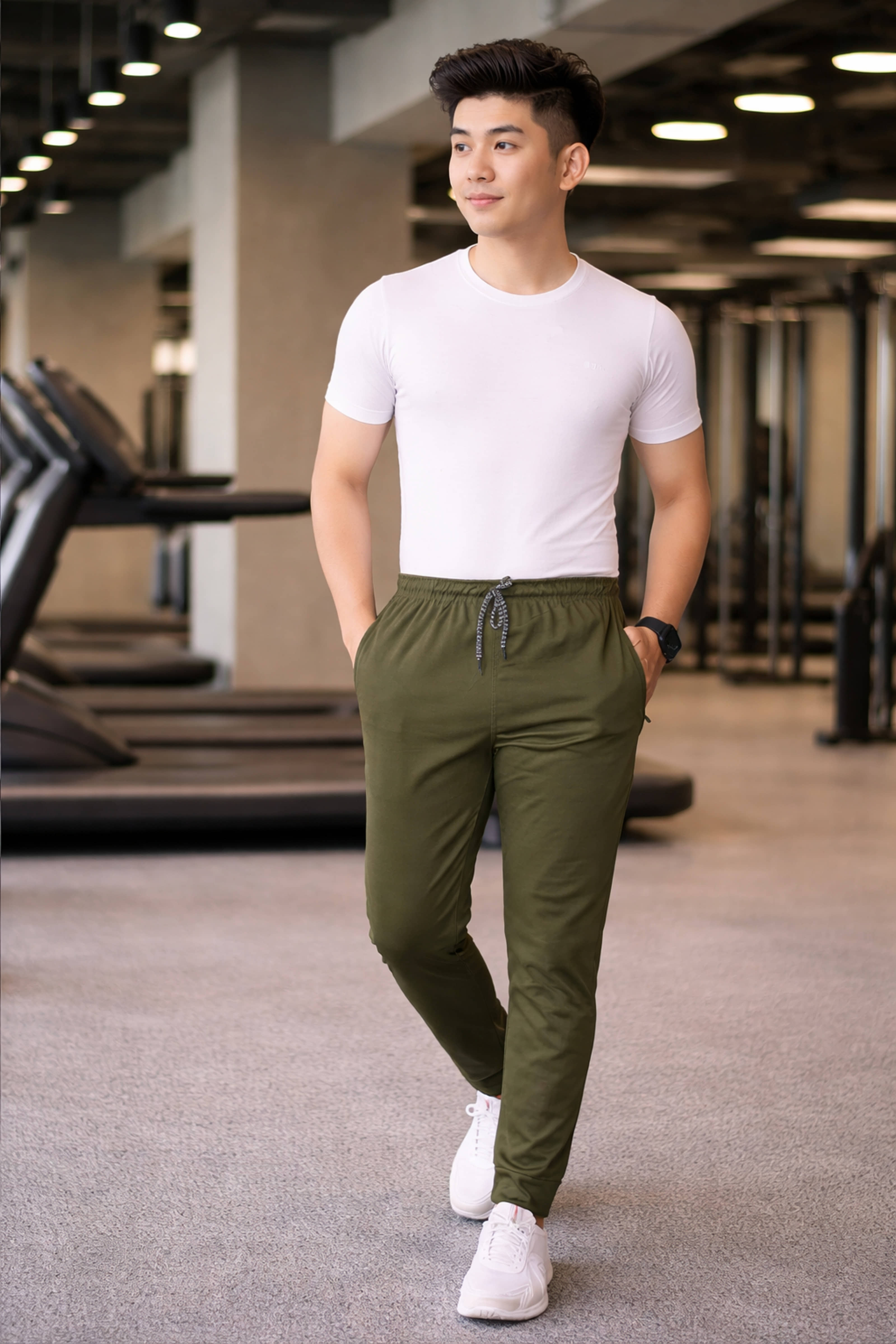 Kashvi Green Lycra Men's Trackpants ( Pack of 1 ) - Track Pants | Buy online on ZillyBuy