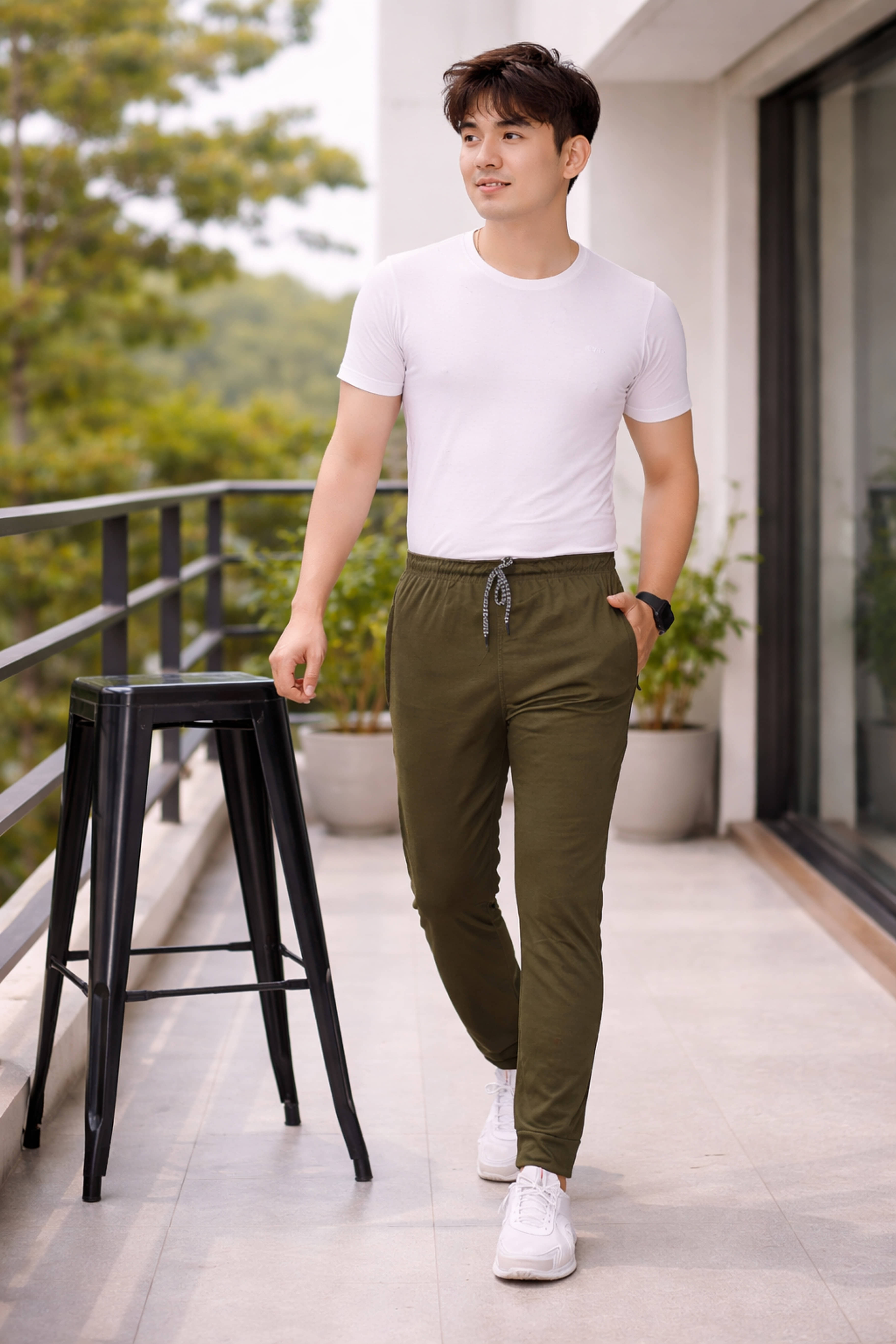 Kashvi Green Lycra Men's Trackpants ( Pack of 1 ) - Track Pants | Buy online on ZillyBuy