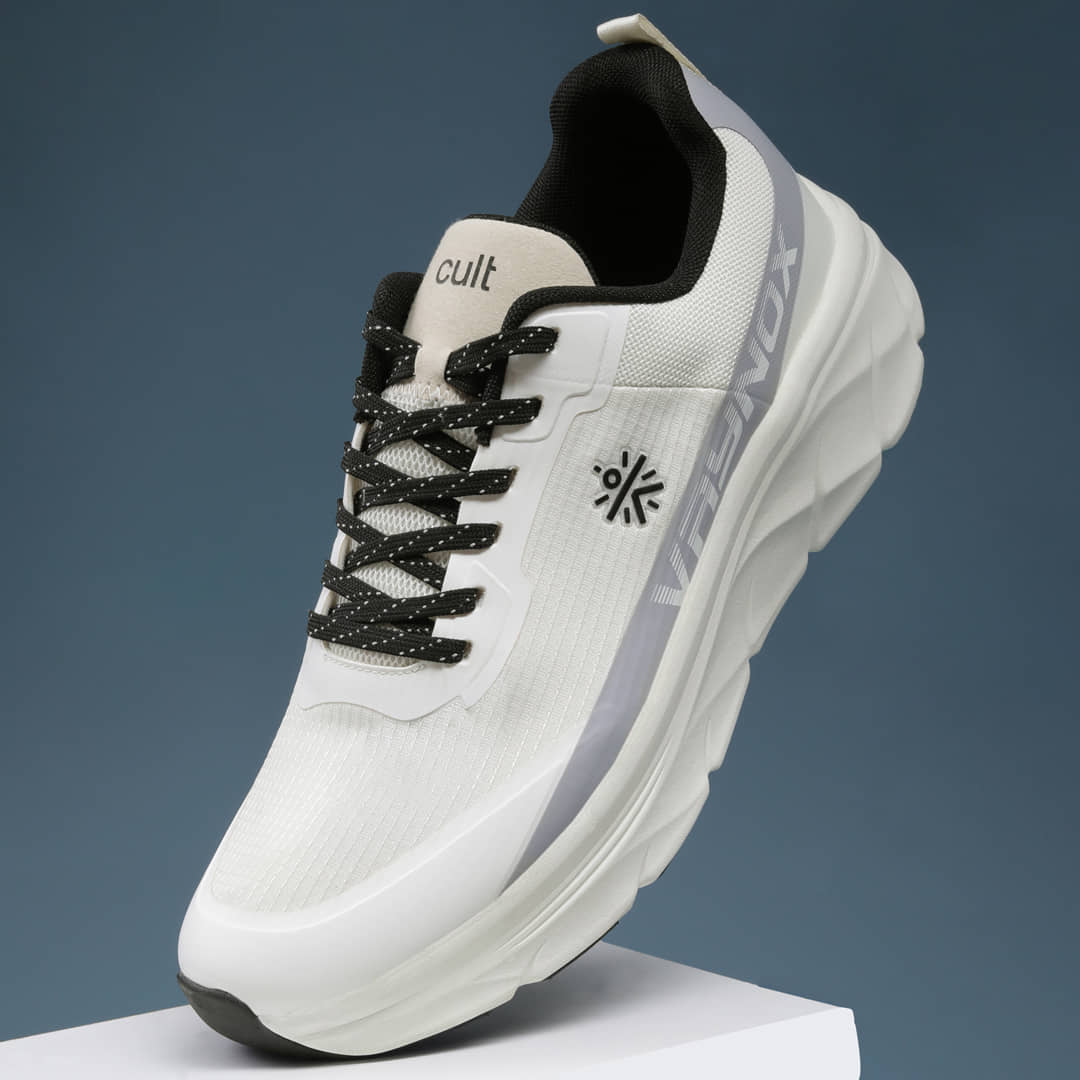 Cult Vaynox White Men's Sports Running Shoes - Sports Shoes | Buy online on ZillyBuy