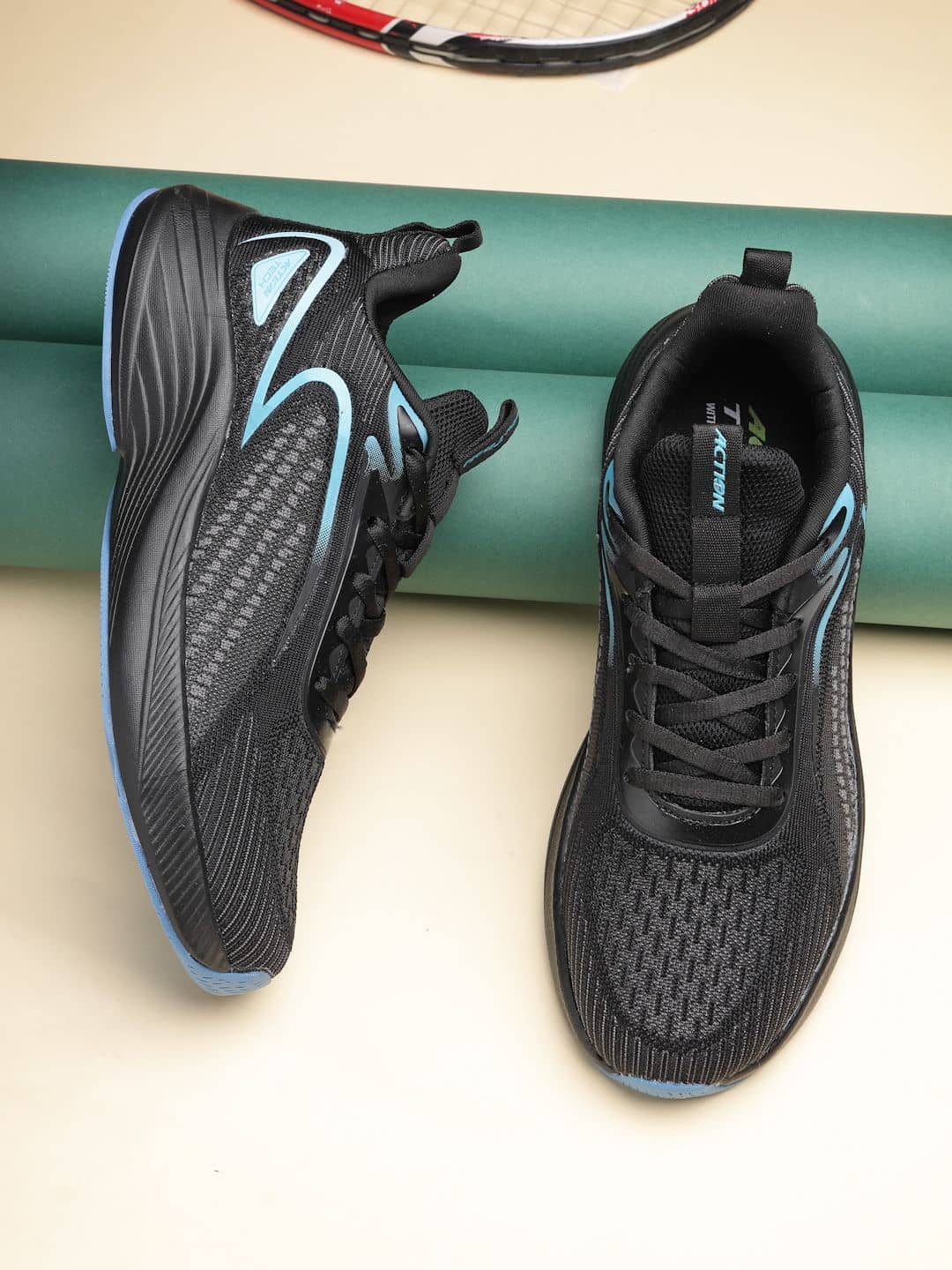 Action BULLET-233 Black Men's Sports Running Shoes - Sports Shoes | Buy online on ZillyBuy