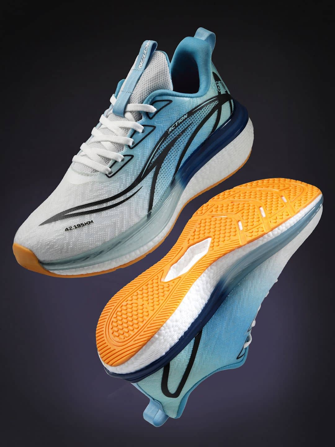 Action NITRO-2301 White Men's Sports Running Shoes - Sports Shoes | Buy online on ZillyBuy