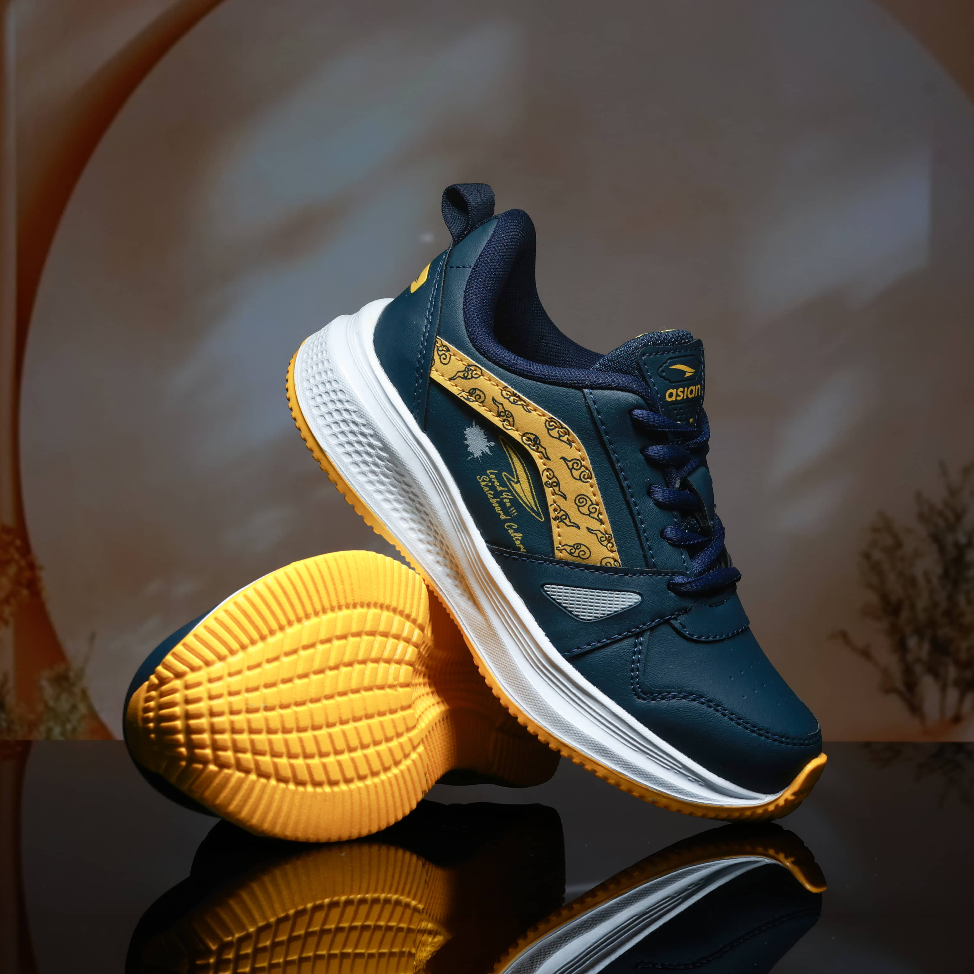 ASIAN ADVENTURE-58cNAVYMUSTRD Navy Boy's Running Shoes - Sports Shoes | Buy online on ZillyBuy