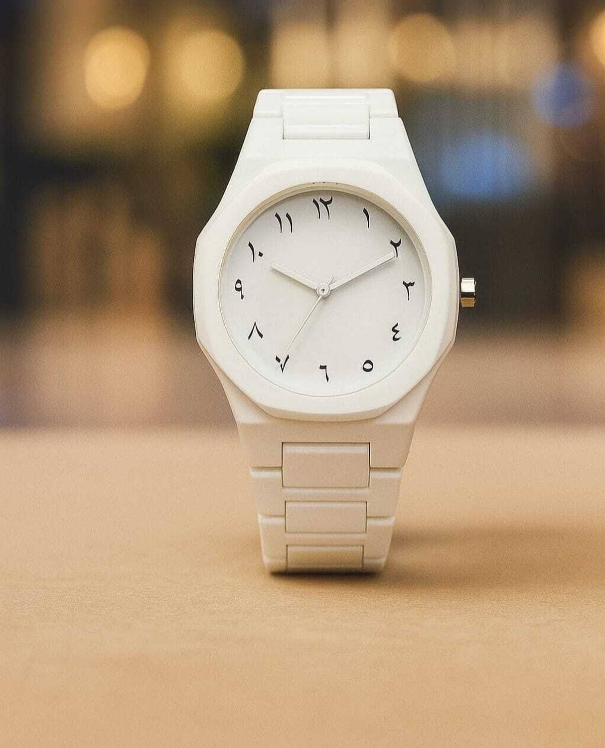 Renaissance Traders White Ceramic Analog Men's Watch