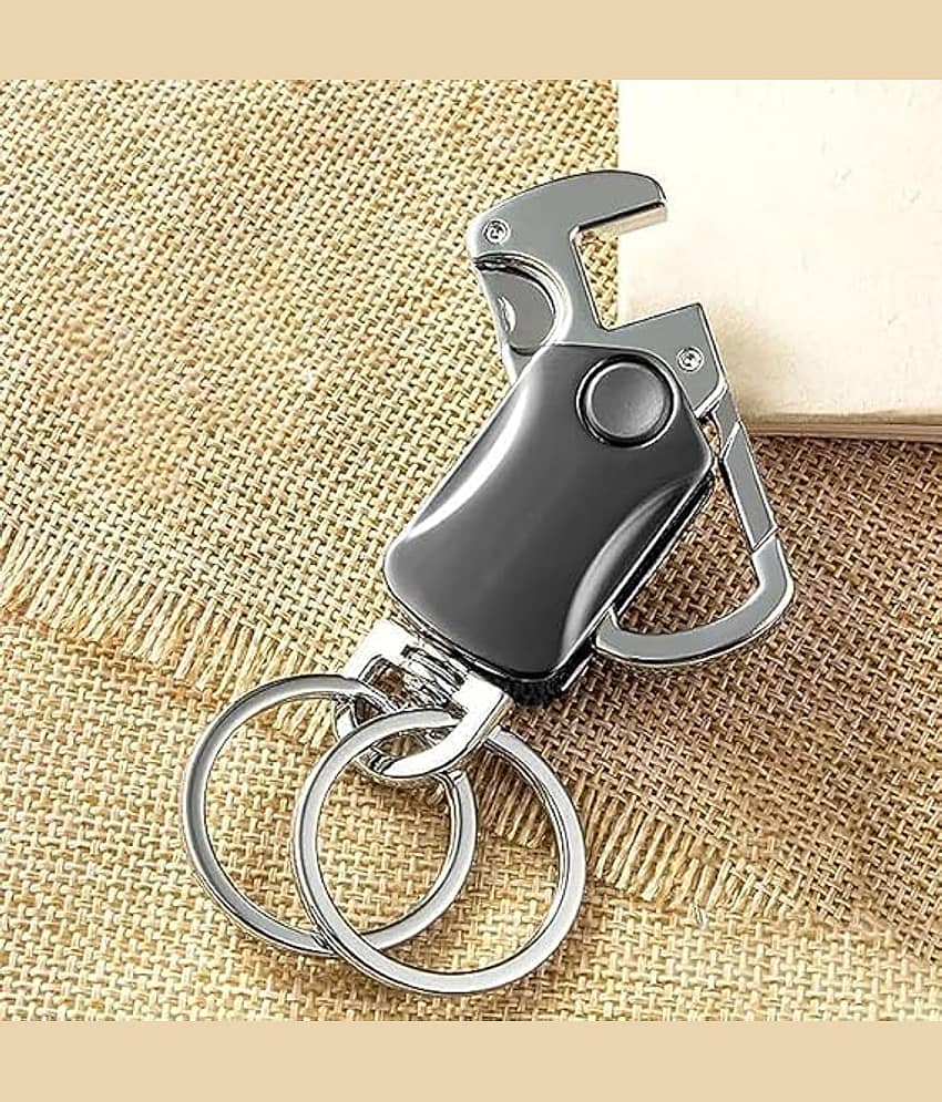 Radhe Fashion Black Men's Utility Keychain ( Pack of 1 ) - Jewellery Sets | Buy online on ZillyBuy