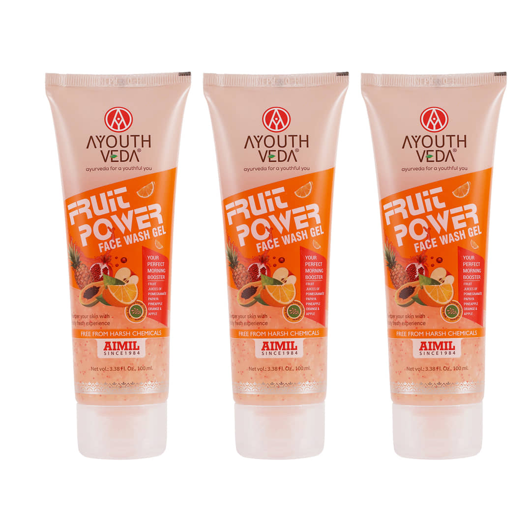 AYOUTHVEDA - Refreshing Face Wash For All Skin Type ( Pack of 3 )