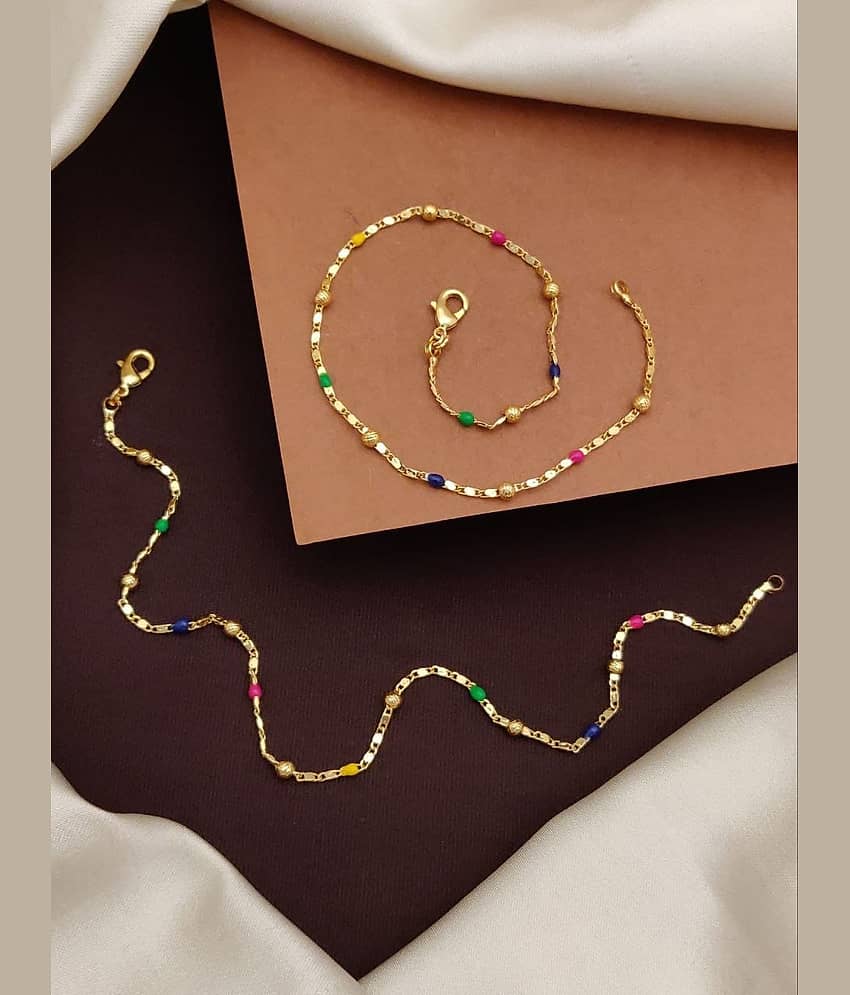 Shivay Fashion Gold Anklets ( Pack of 1 ) - Anklets | Buy online on ZillyBuy