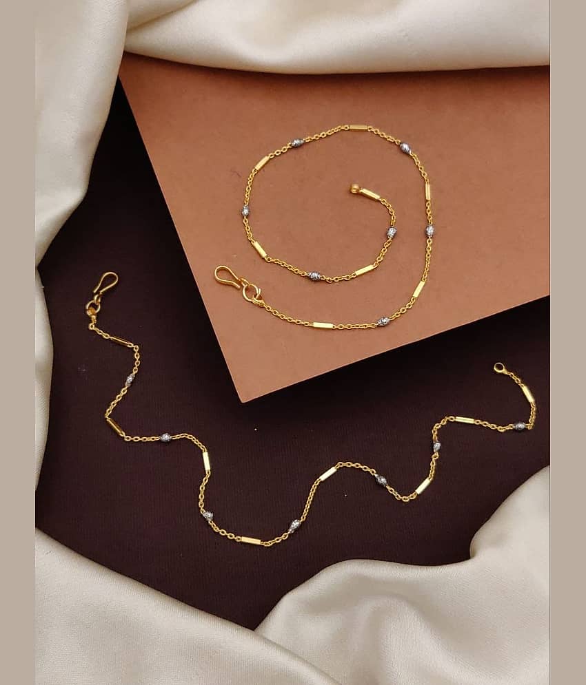 Shivay Fashion Gold Anklets ( Pack of 1 ) - Anklets | Buy online on ZillyBuy