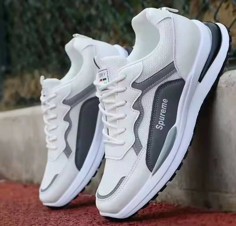 Xtoon Cushioned Walking Lightweight White Mesh Sneaker White Men's - Casual Shoes | Buy online on ZillyBuy