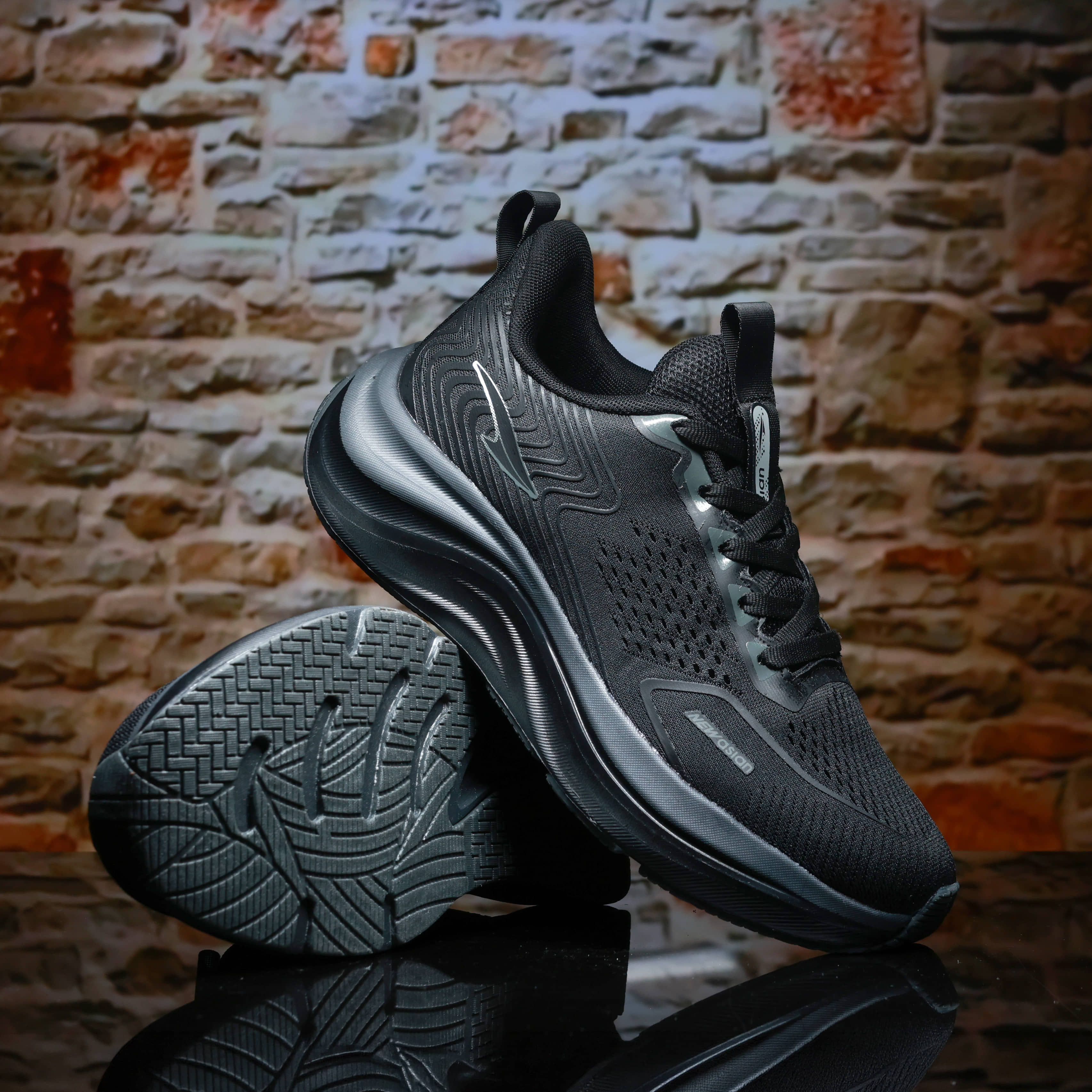 ASIAN QUANTUM-33 Dark Grey Men's Sports Running Shoes - Sports Shoes | Buy online on ZillyBuy