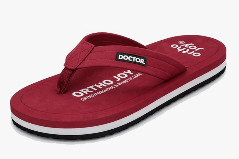 ORTHO JOY Fluorescent Pink Men's Daily Slipper