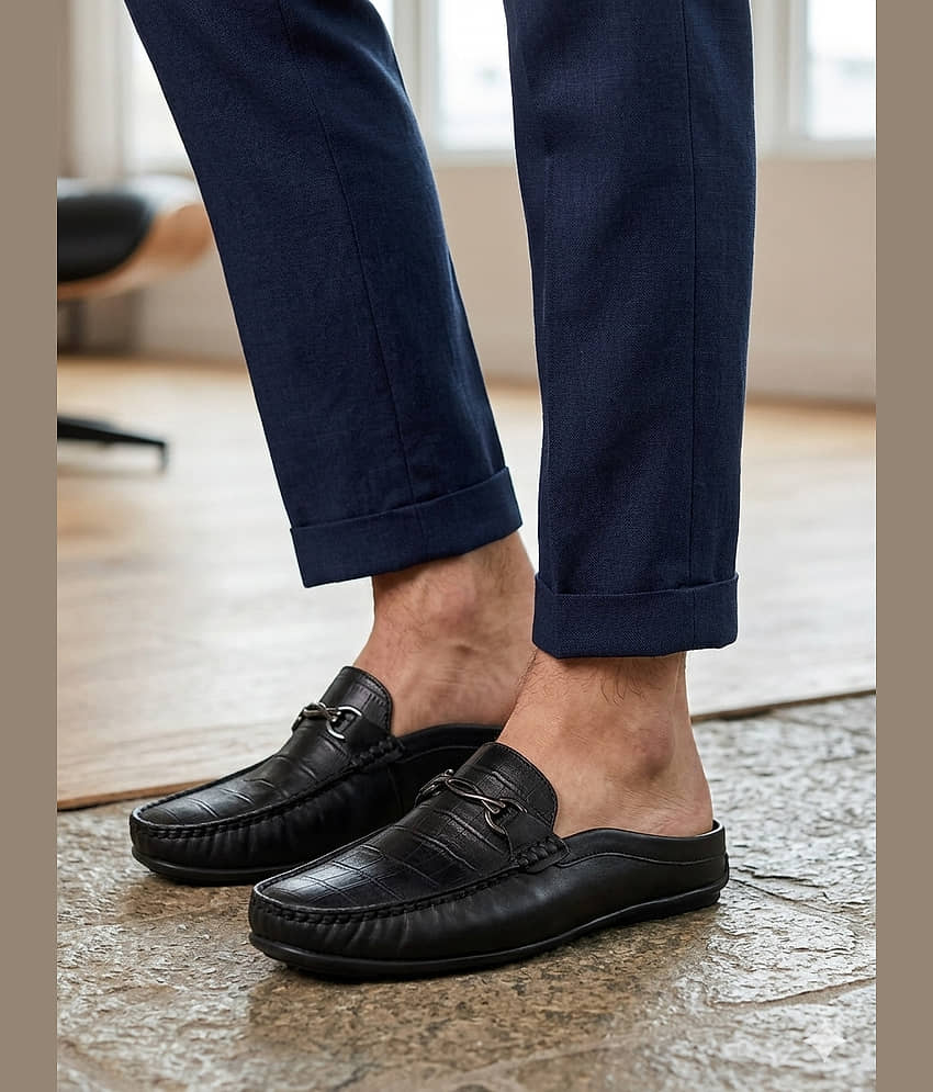 Sir Corbett SS26 Men's Casual Mules Black Men's Slip on Shoes - Formal Shoes | Buy online on ZillyBuy