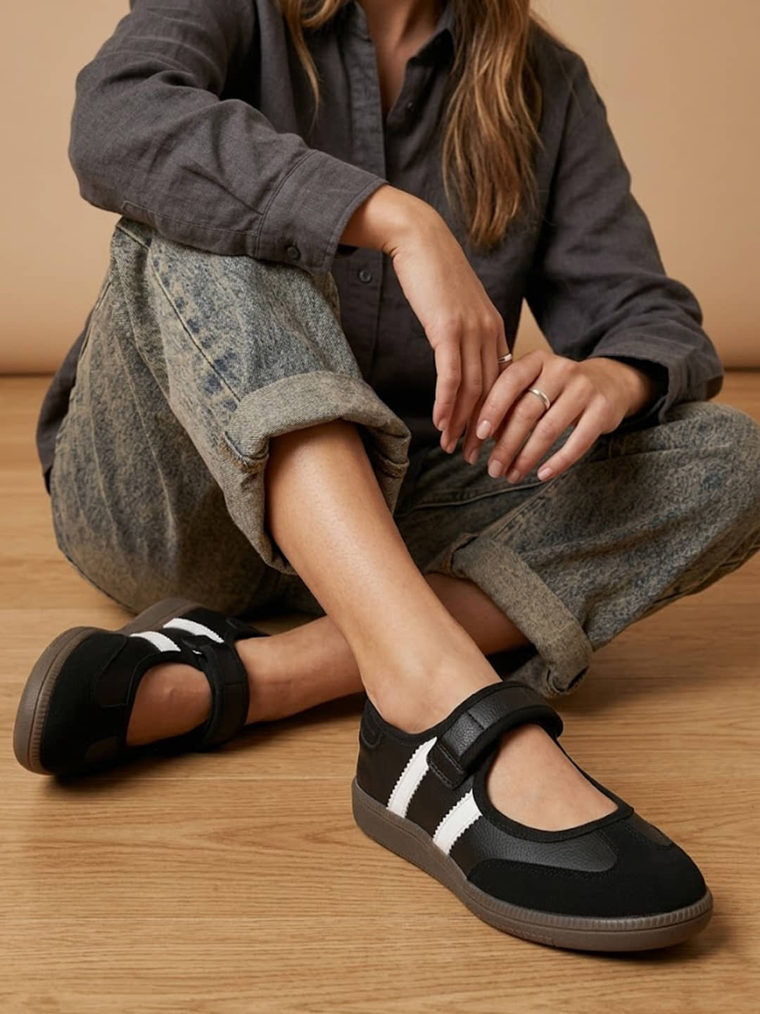 Fashion Victim Black Women's Mary Janes Flats
