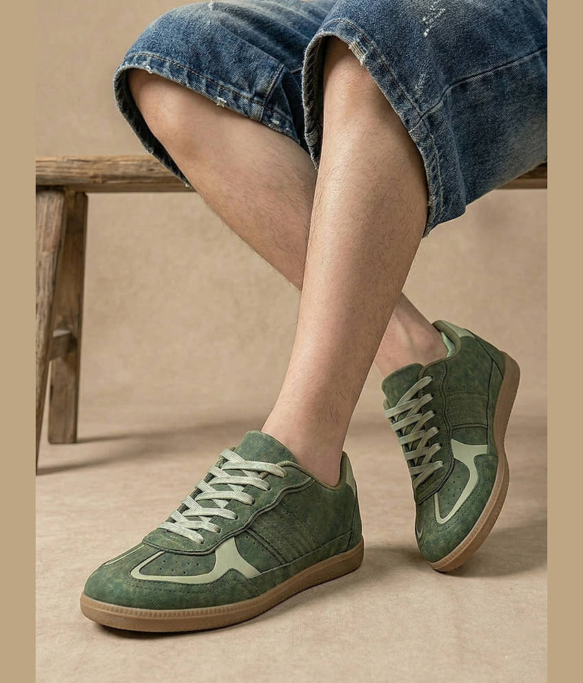 Fashion Victim Green Men's Sneakers - Casual Shoes | Buy online on ZillyBuy