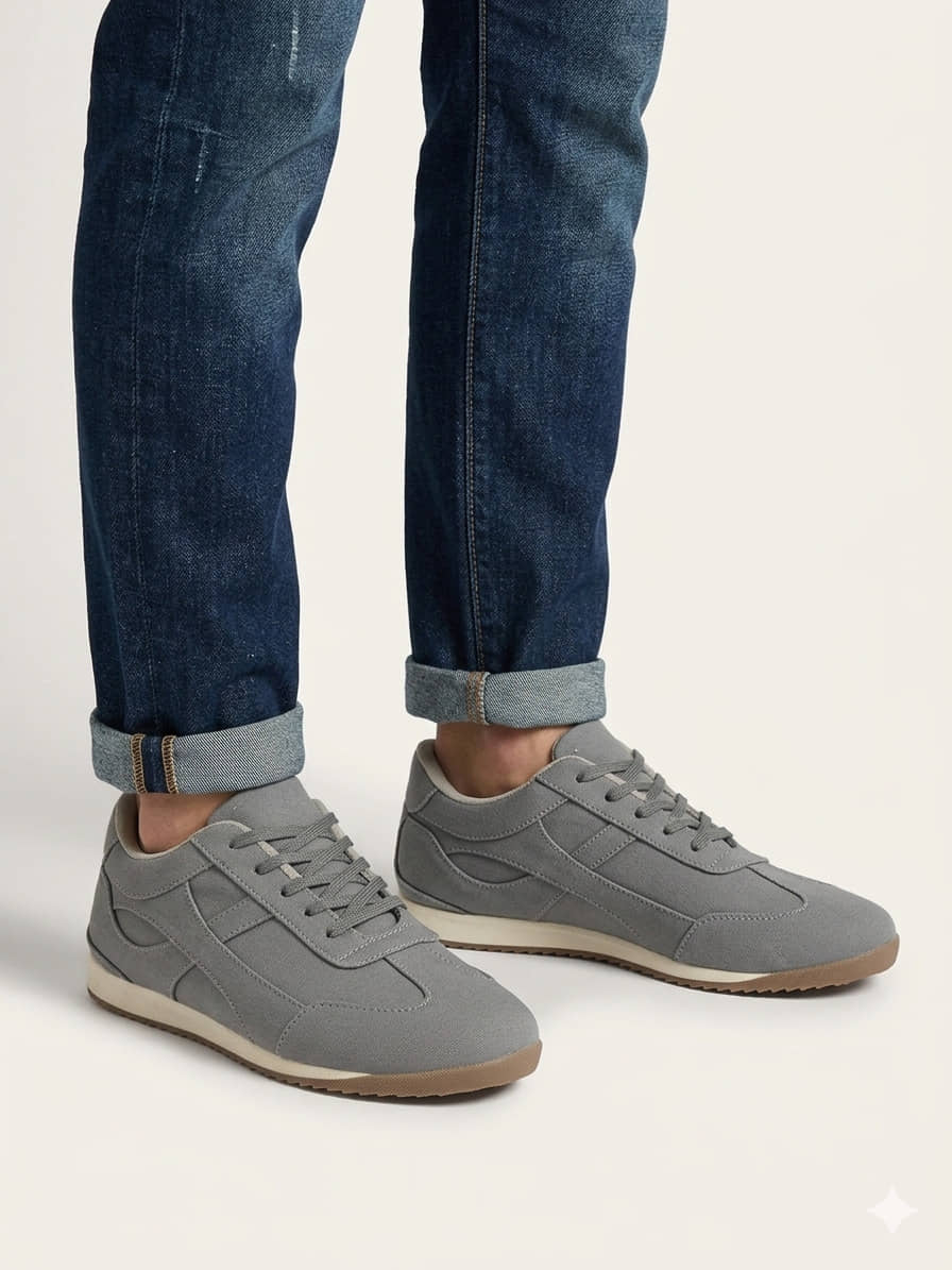 Sir Corbett SS26 Men's Casual Shoes Grey Men's Lifestyle Shoes - Casual Shoes | Buy online on ZillyBuy