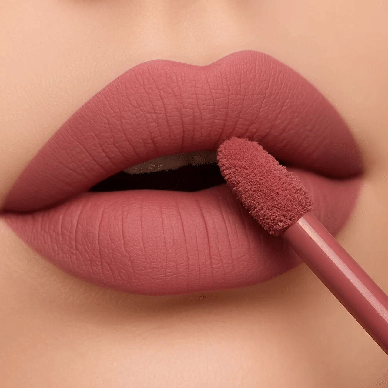 BELLABLOOM Warm Nude Matte Waterproof Liquid Lipstick ( Pack of 1 )