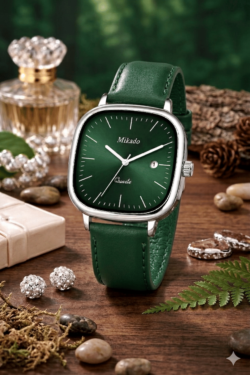 Mikado Green Silicon Analog Men's Watch