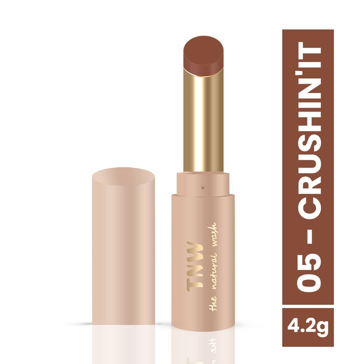 TNW - The Natural Wash Brown Matte Hydrating Crayon Lipstick ( Pack of 1 )