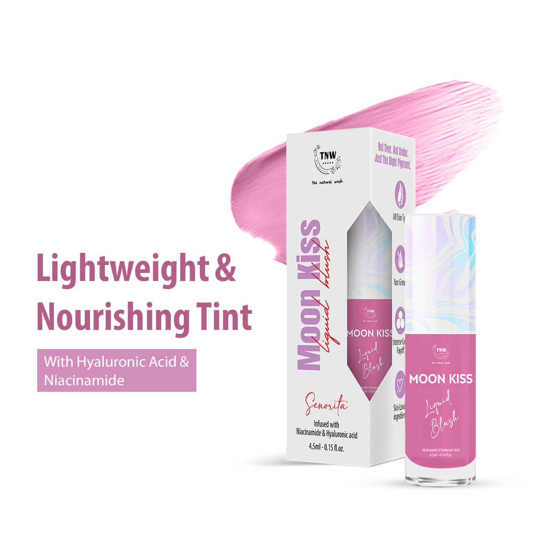 TNW - The Natural Wash Liquid Blush Rose Pink 35 g