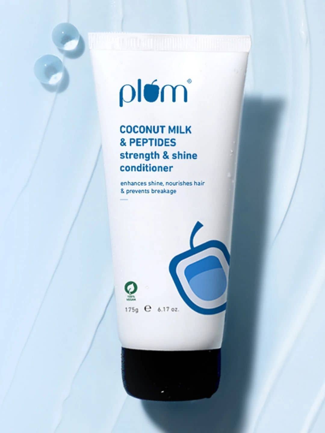 Plum Coconut Milk & Peptides conditioner, Strong, Smooth, Shiny Hair (175 g)