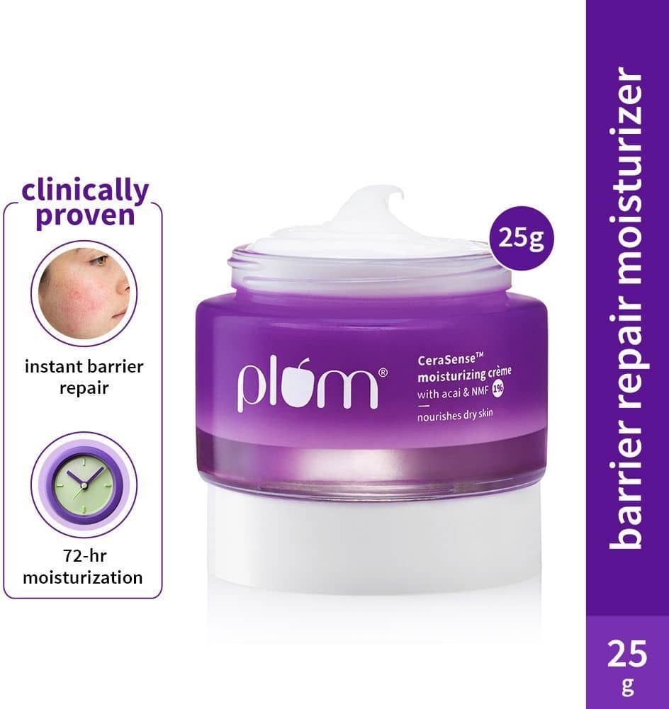 Plum CeraSense Gel Cream Moisturizer with Ceramides|Barrier Repair for Dry Skin (25 g)