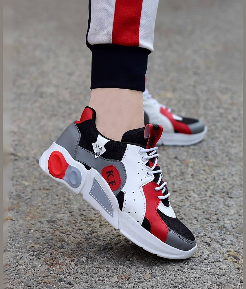 K-FOOTLANCE Red Men's Outdoor Shoes - Casual Shoes | Buy online on ZillyBuy