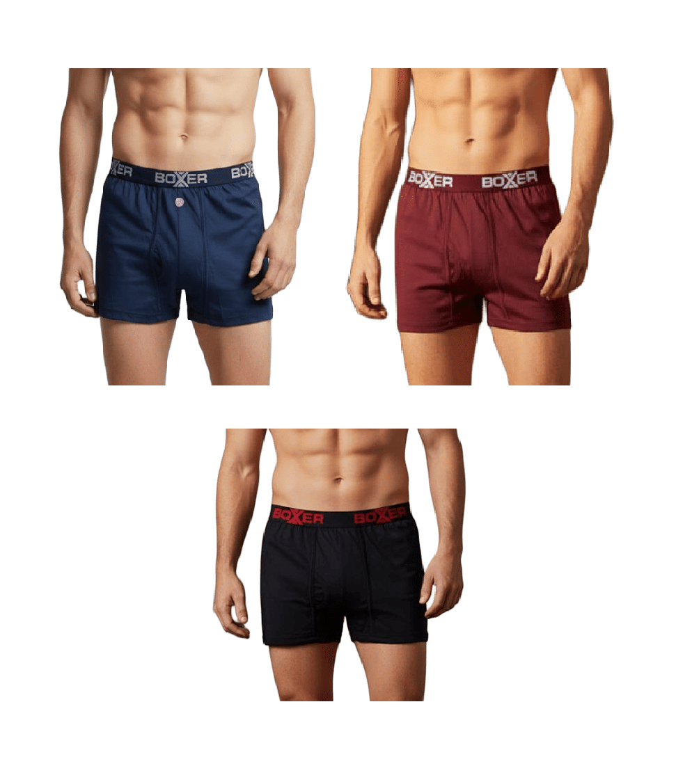 SONME ENTERPRISES Pack of 3 Cotton Blend Briefs For Men's ( Multicolor )