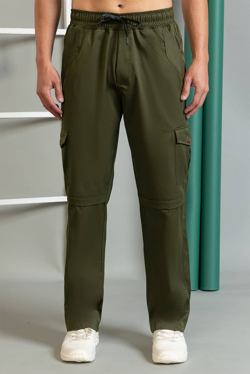 ACTIWEAR Regular Men's Cargos - Olive Green ( Pack of 1 ) - Trousers | Buy online on ZillyBuy